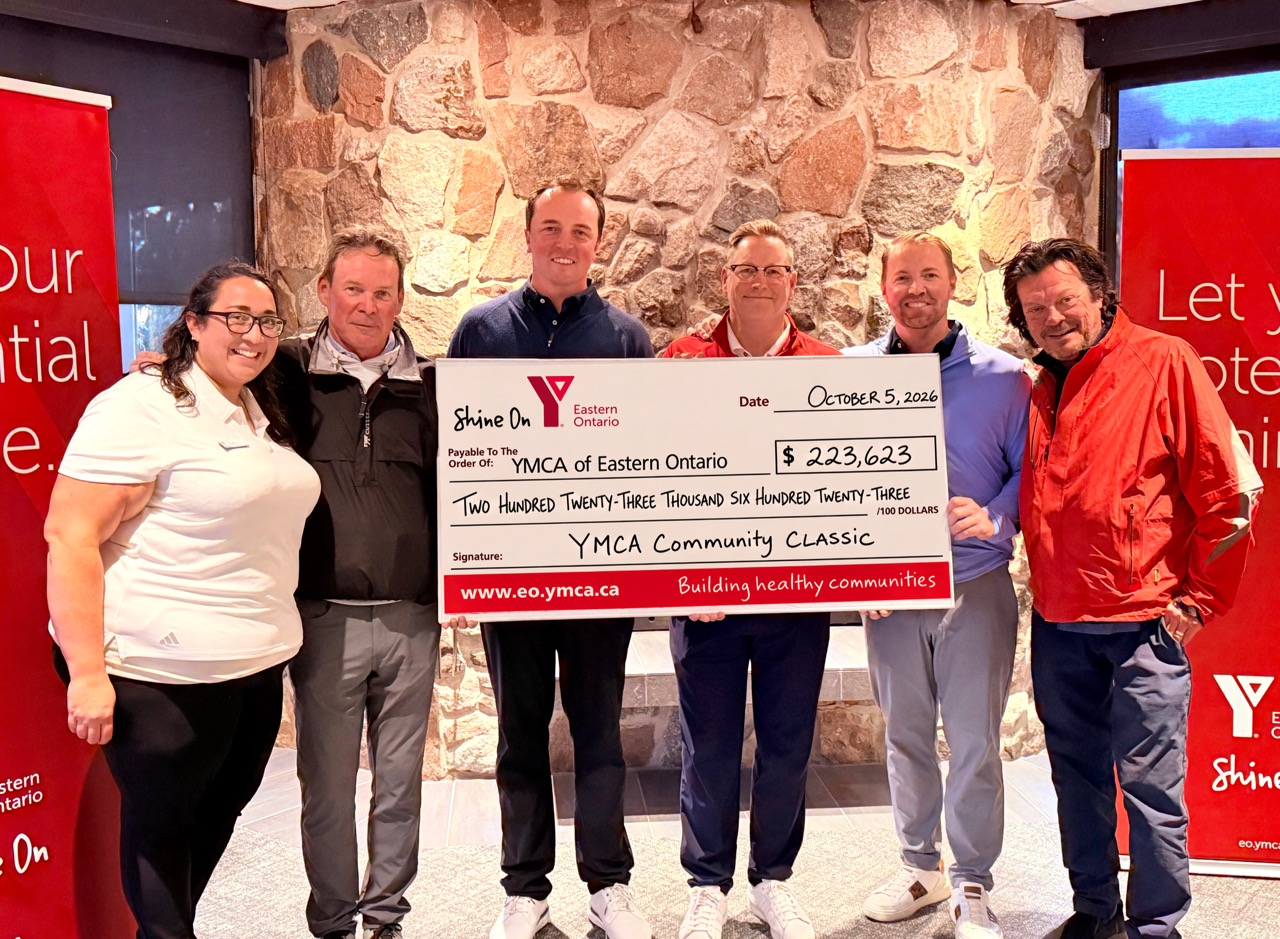 YMCA Community Classic cheque presentation
